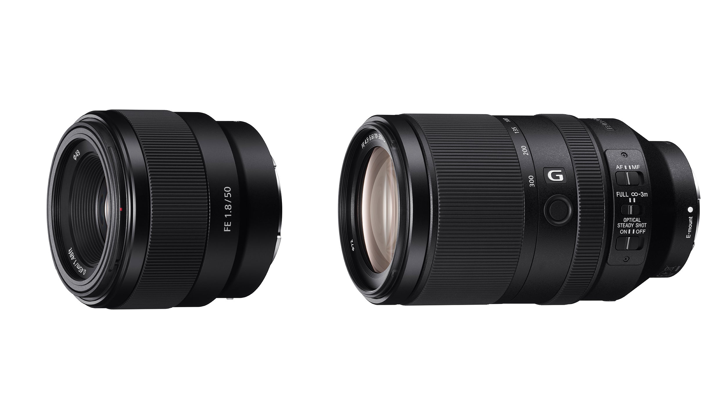 Sony Announces New FE Full-Frame 70-300mm G Zoom & 50mm Prime